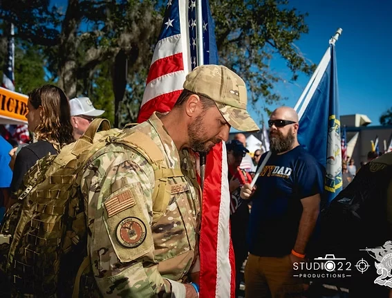 Veteran at a Challenge 22 event
