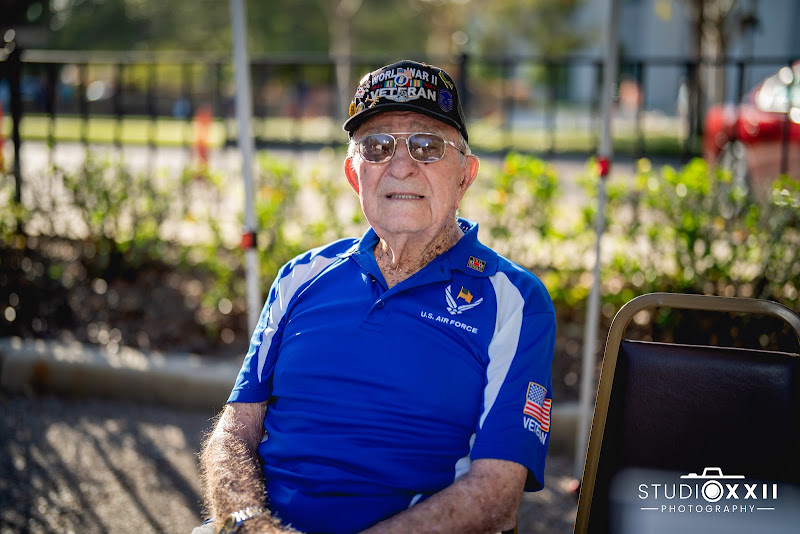 An older veteran at the walk